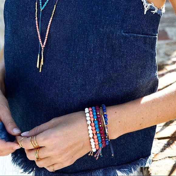 Gorjana Gemstone Bracelet // Set of 2